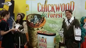 Bild: Präsentation des Spieles Chickwood Forest