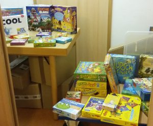 Bild: großes Angebot an verschiedenen Spielen steht bereit