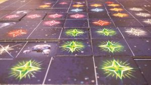 Bild: Spielmaterial des Spieles Nova