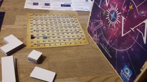 Bild: Spielmaterial des Spieles Nova