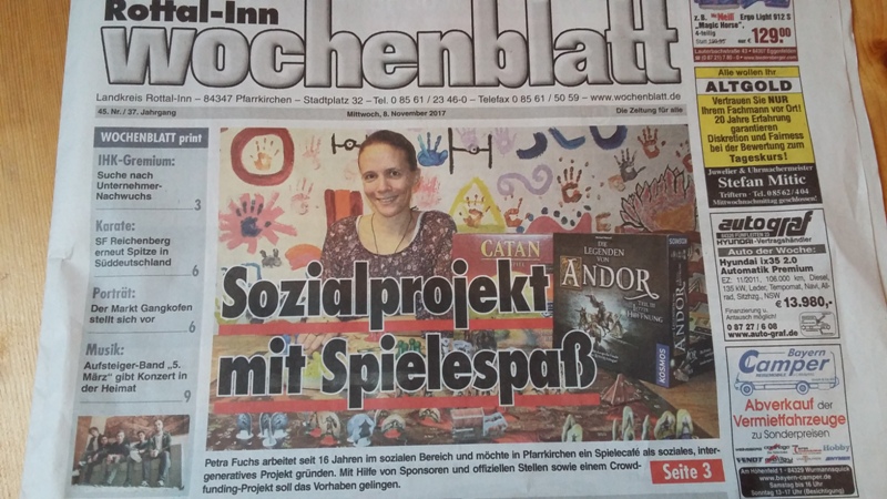 Bild: Titelseite des Wochenblatts