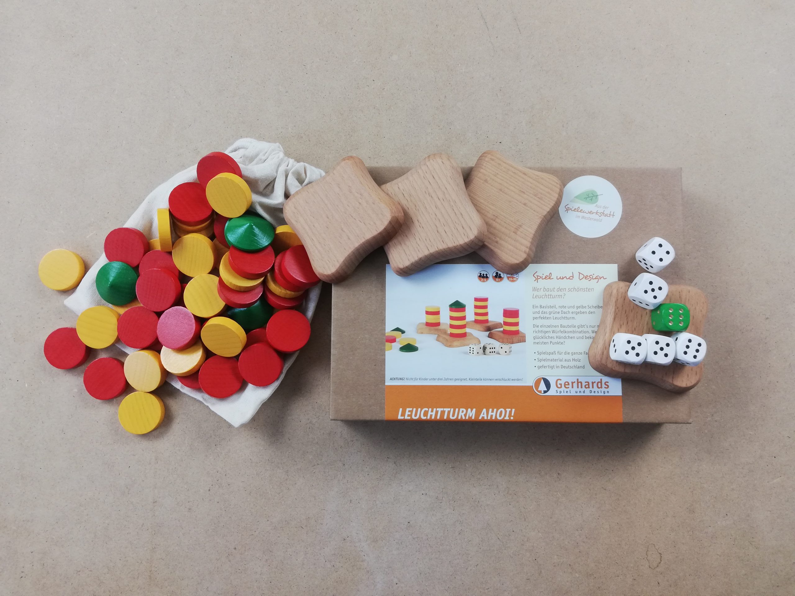 Spielmaterial Leuhtturm Ahoi