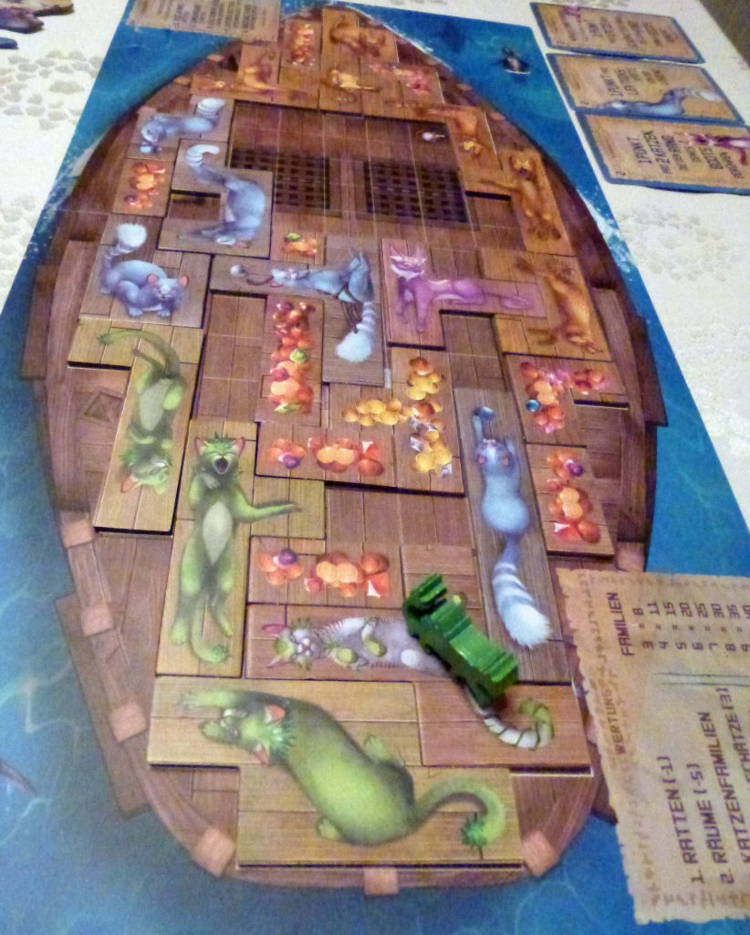Spielertableau Boot