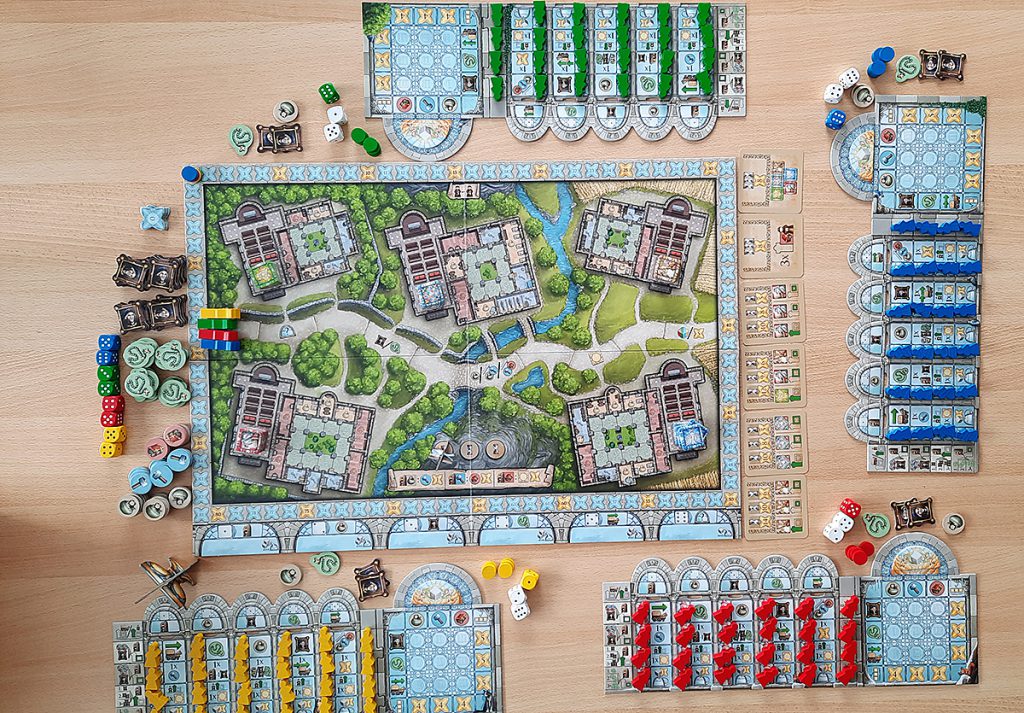 Monasterium - vorbereitet für 4 Spieler:innen