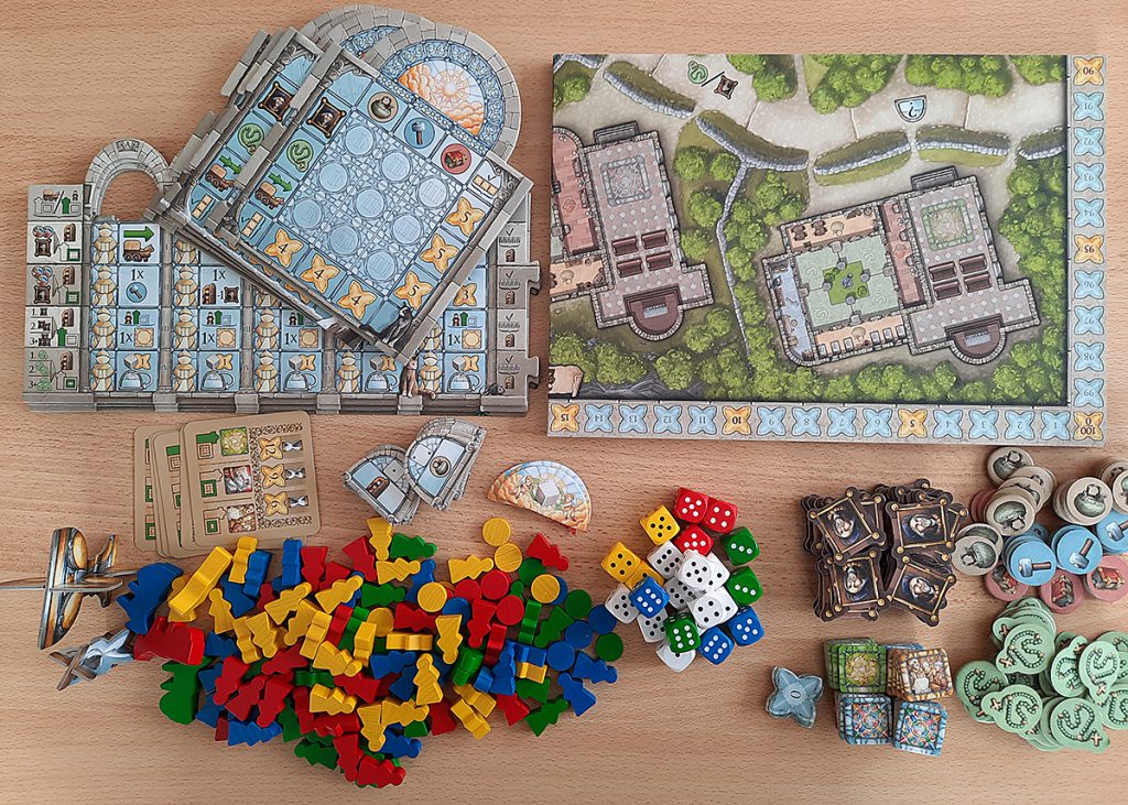 Monasterium - jede Menge Spielmaterial