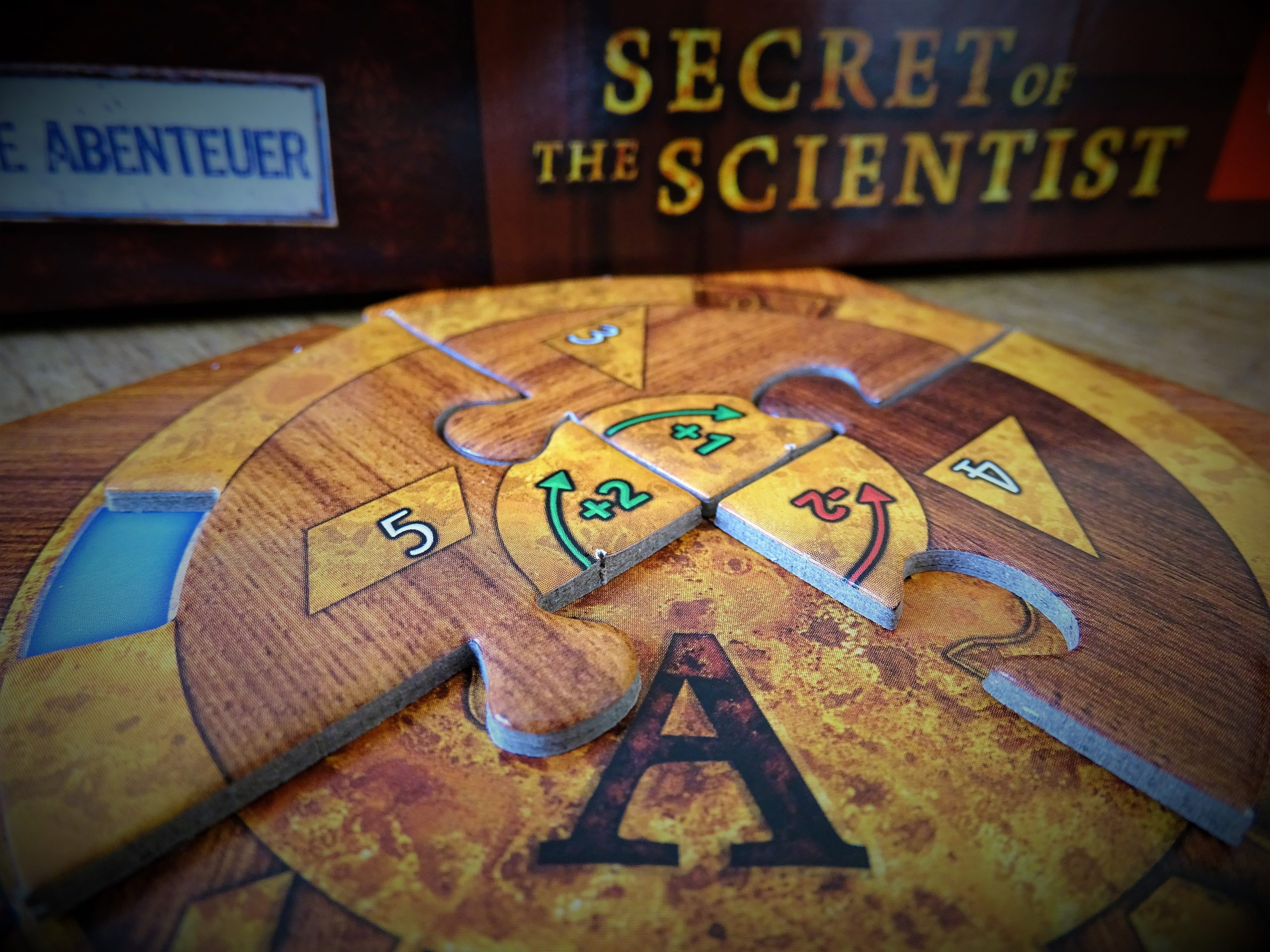 Ein Blick auf die Decodierscheibe.