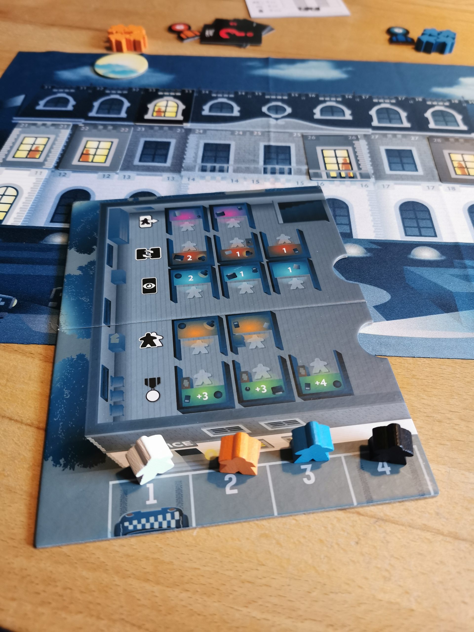 Aufstellung nach dem Stich