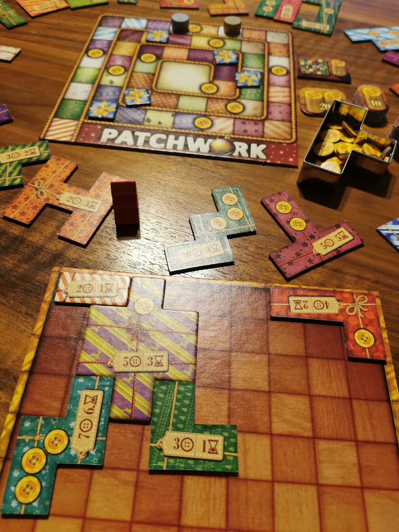 Teile nehmen und einpuzzlen