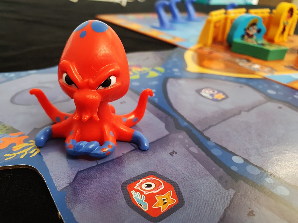 Krake auf ihrem eigenen Spielfeld