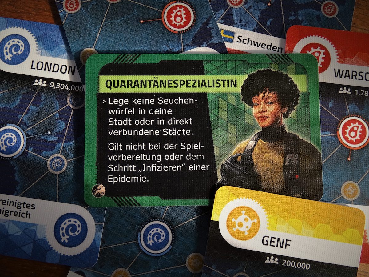 Das Spiel achtet auf Diversität. Die Rolle ist eine Spezialistin