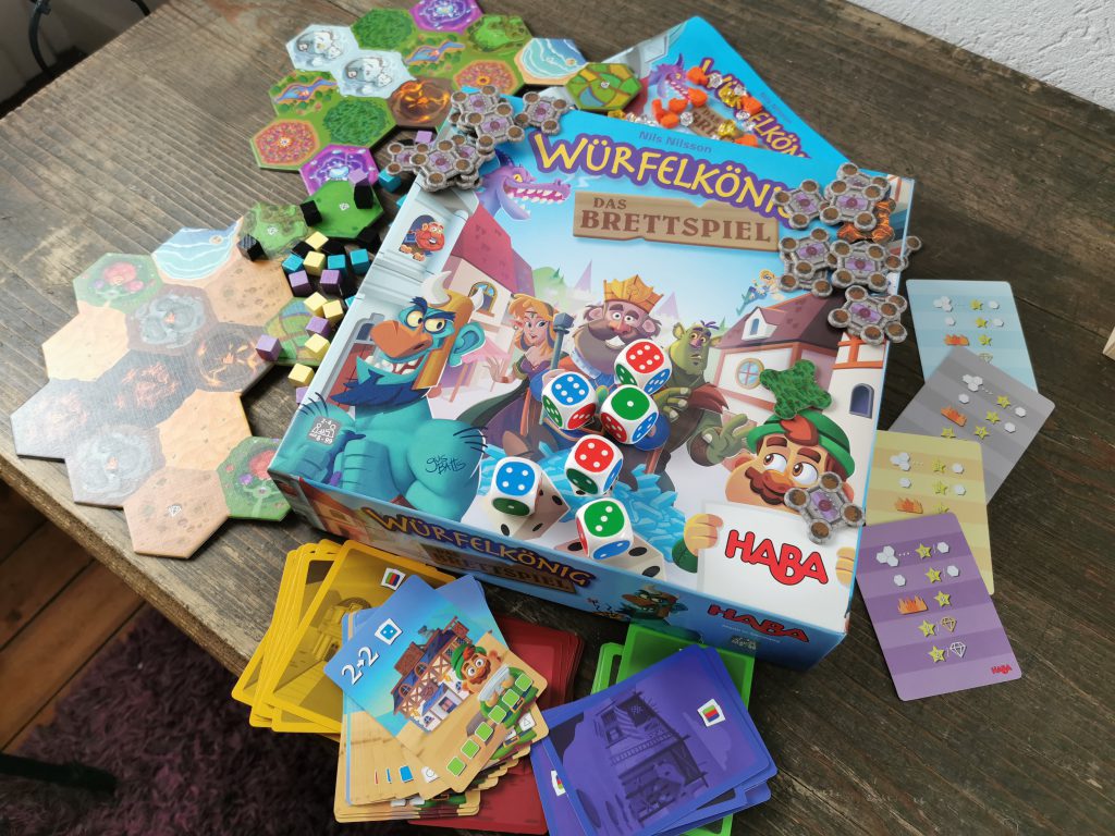 Würfelkönig das Brettspiel | Spielmaterial