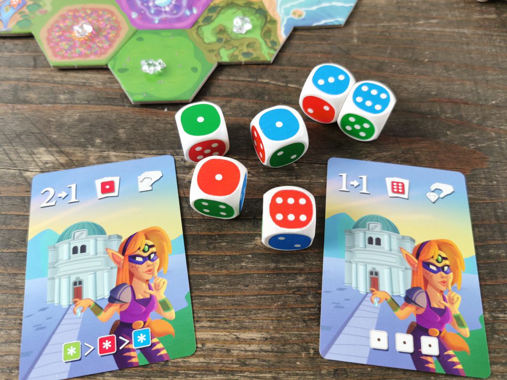 Würfelkönig das Brettspiel Die arrogante Diebin