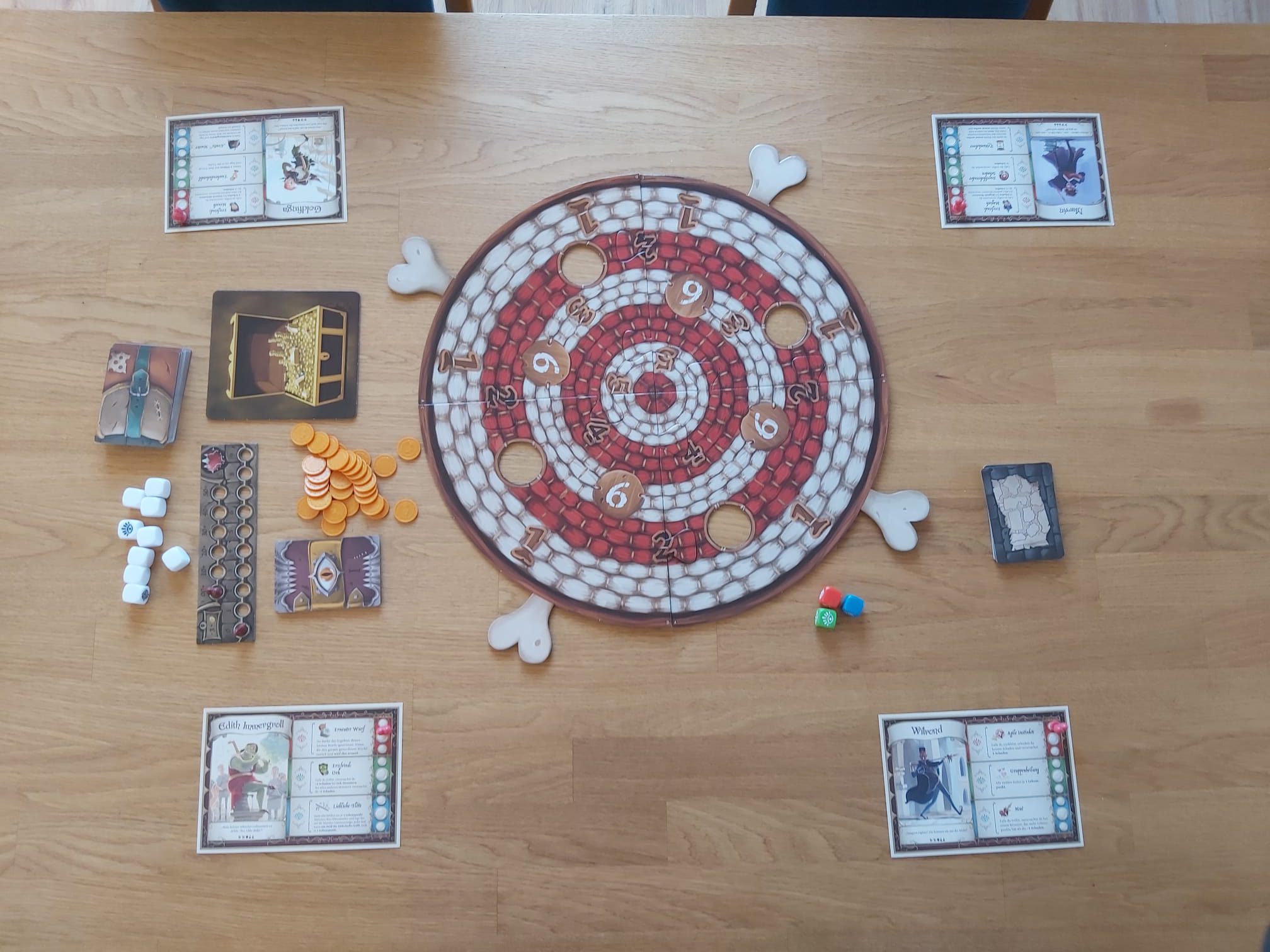 Zu sehen ist der Spielaufbau von Dungeon Fighter.