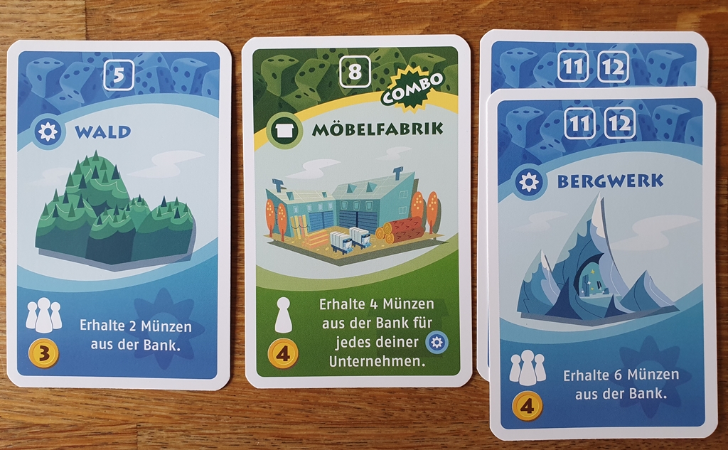 Eine mögliche Kartenkombination, die zu viel Geld führen kann