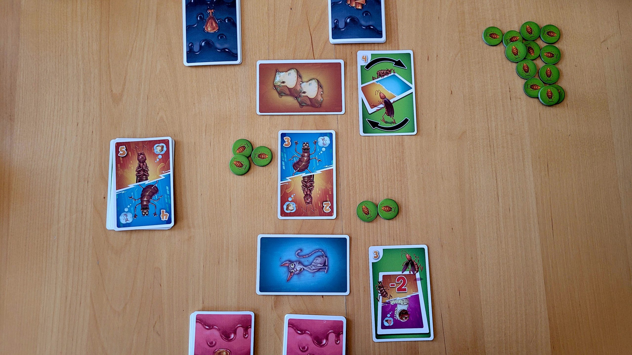 Spielsituation in fortschreitender Partie