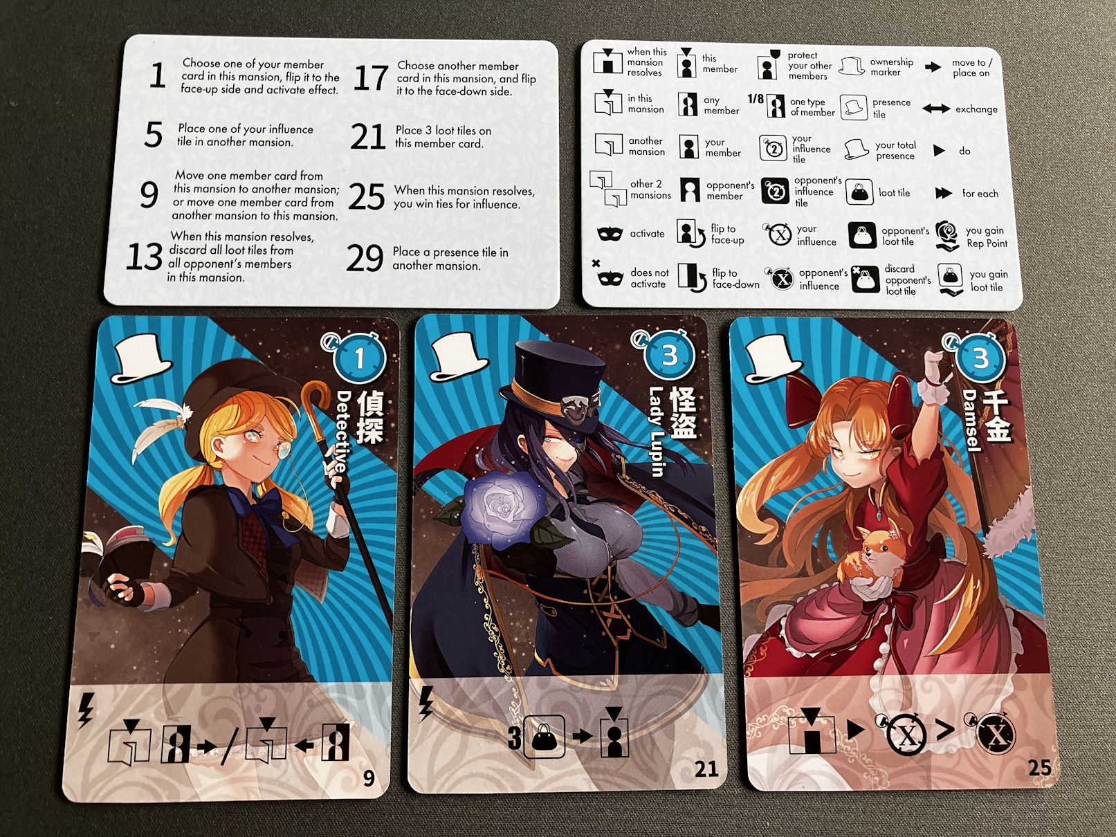 3 Diebinnen im typischen Manga/Animestil dargestellt.