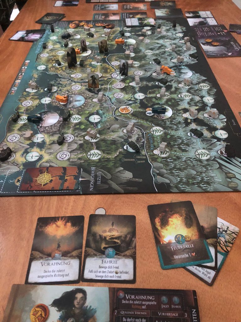 Spielbrett und Auslage von Beast