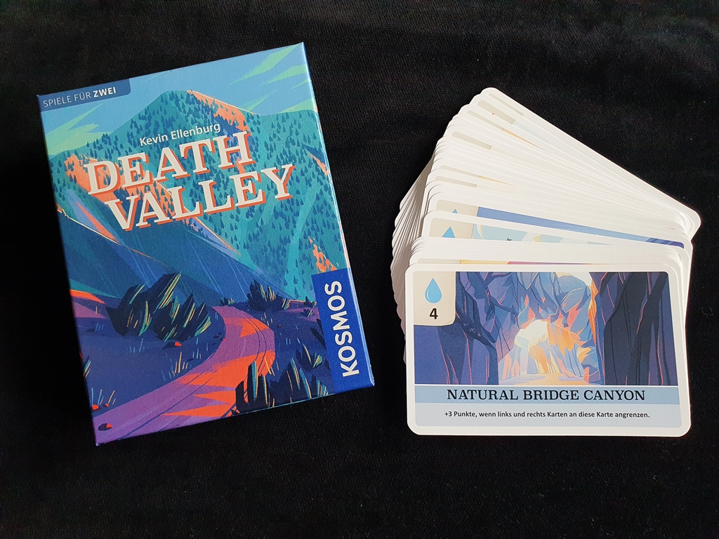 Kosmos 741761 Death Valley – Gioco Di Carte Per 2 Giocatori, 8+ Anni, Meccanica Push-Your-Luck, Durata 15 Minuti