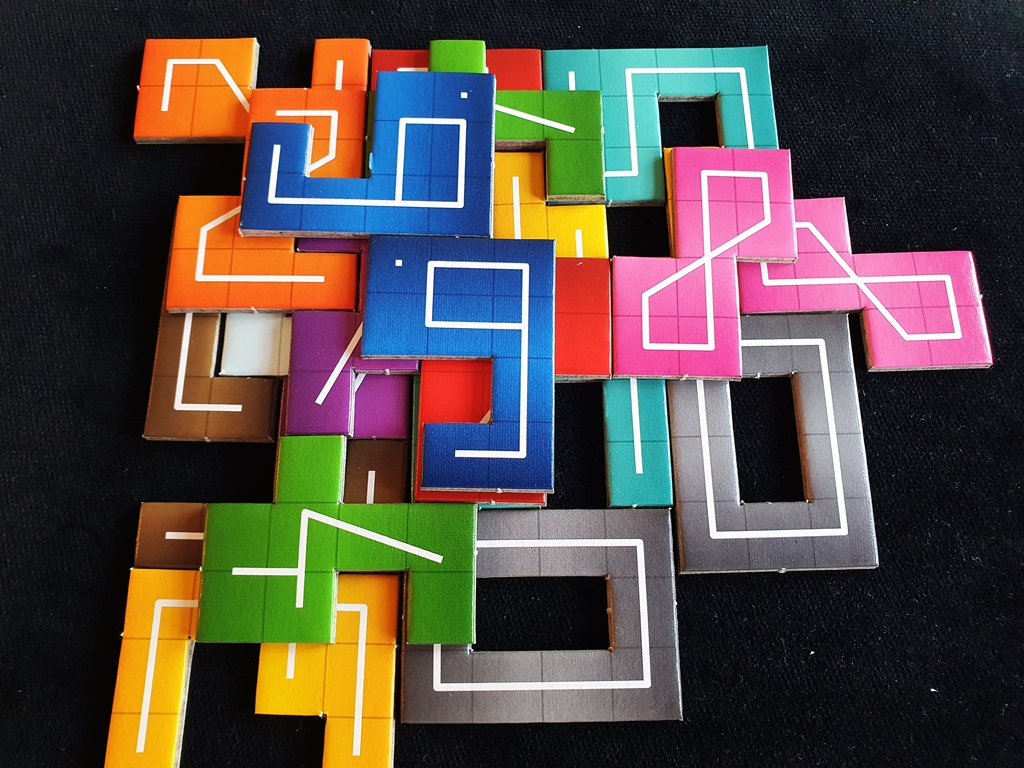 Spielsituation am Ende einer Partie