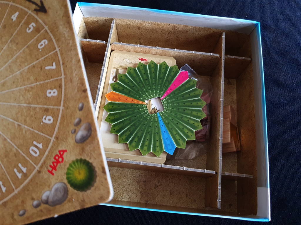 Das Inlay der Schachtel