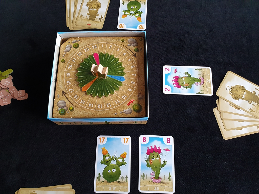 Spielsituation nachdem Karten aufgedeckt wurden