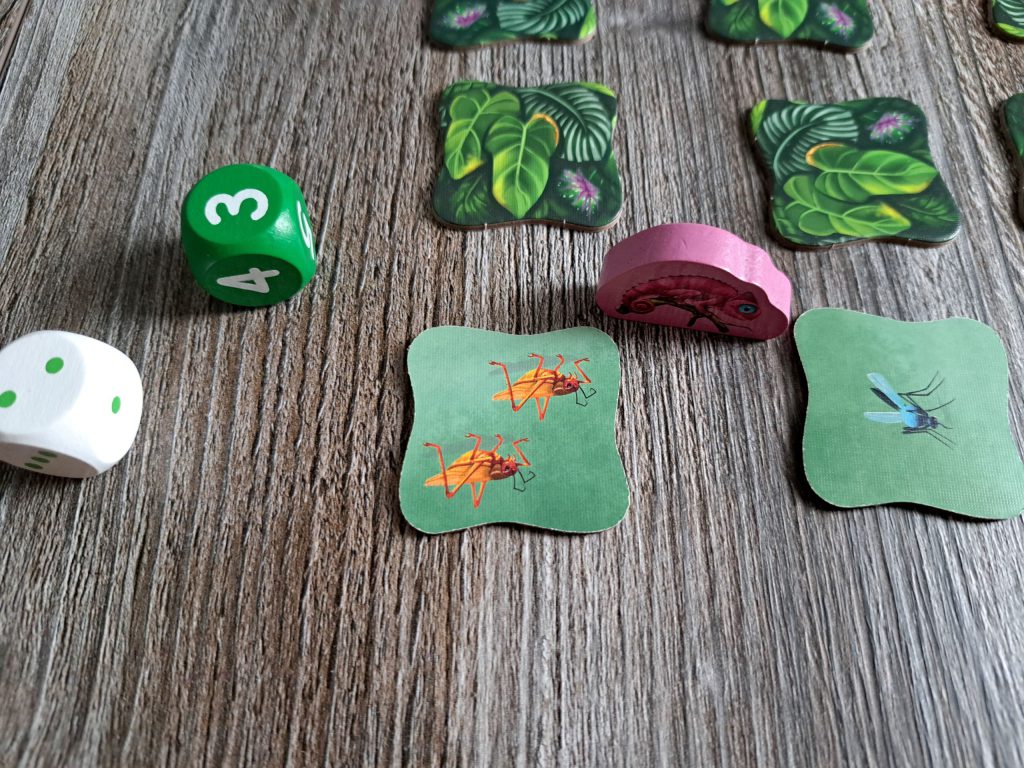 Spielzug von Chamäleon rosa