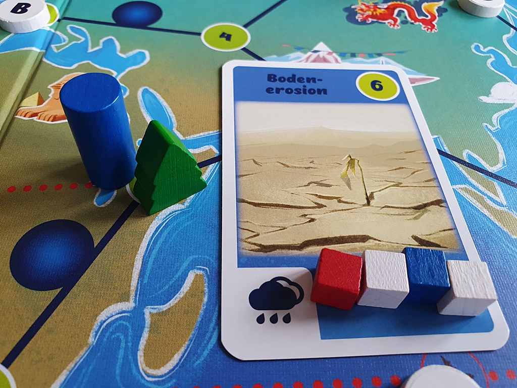 Eine Herausforderung wurde gemeistert und ein Bäumchen auf der entsprechenden Stelle des Spielplans gestellt.