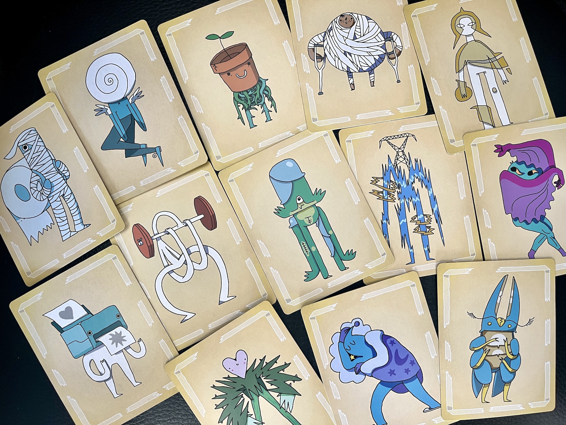 verschiedene Karten im Detail