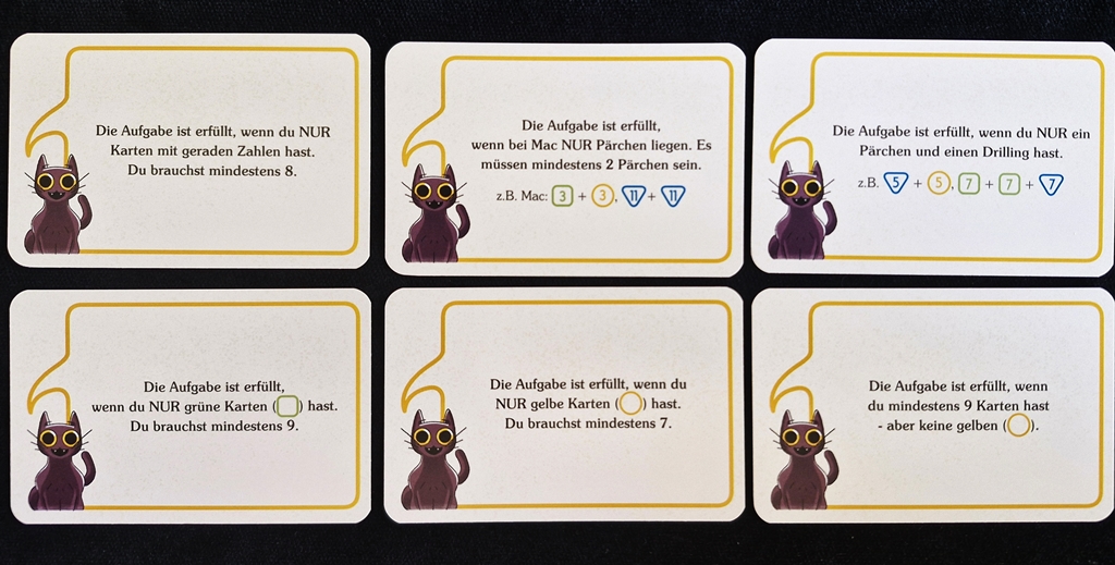 Beispiele für Aufgabenkarten