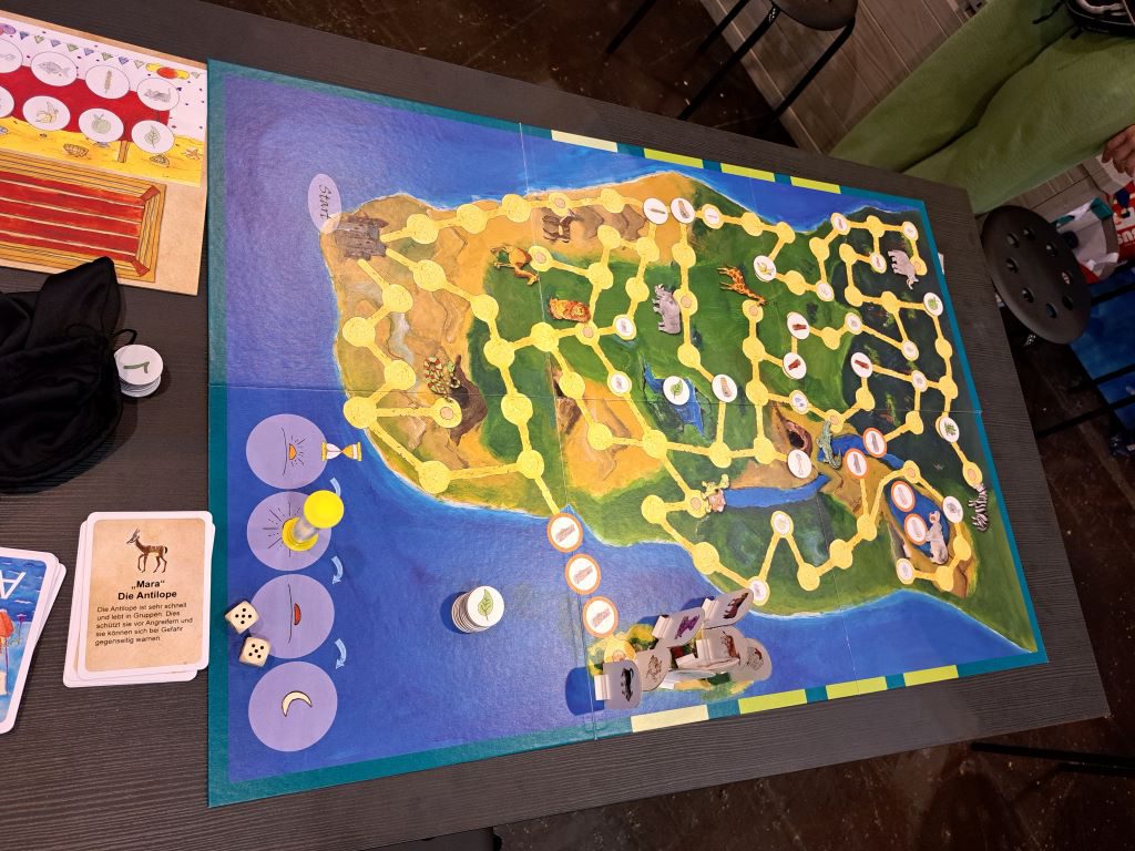 Spielbrett von "Jahu Safari"