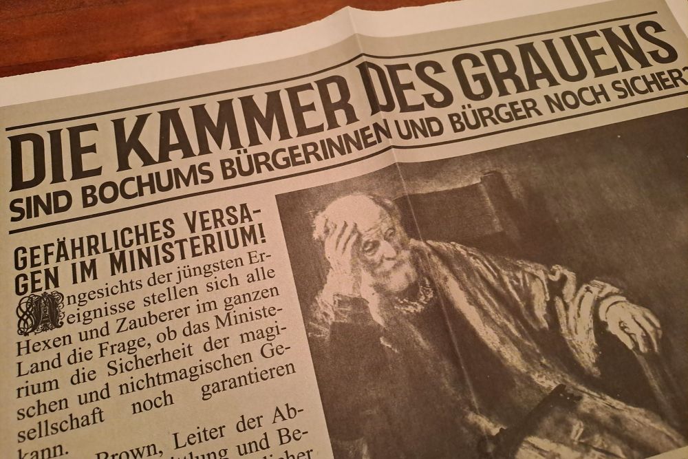 Zu sehen ist ein Zeitungsausschnitt.
