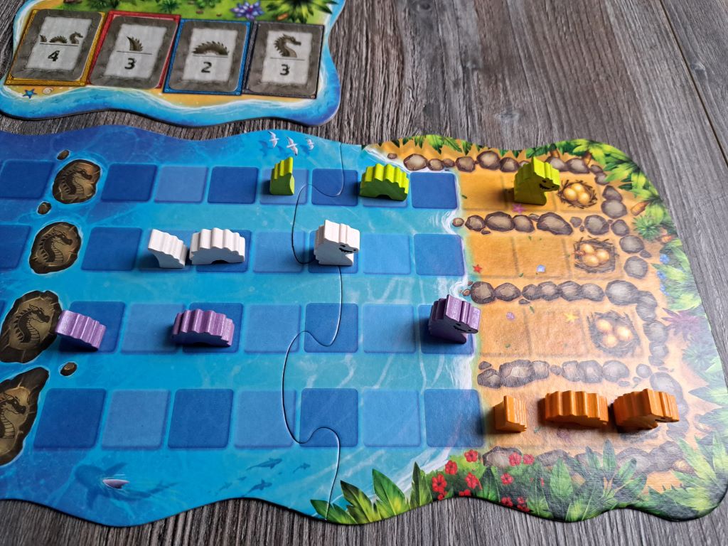 Der orangene Drache ist im Ziel.