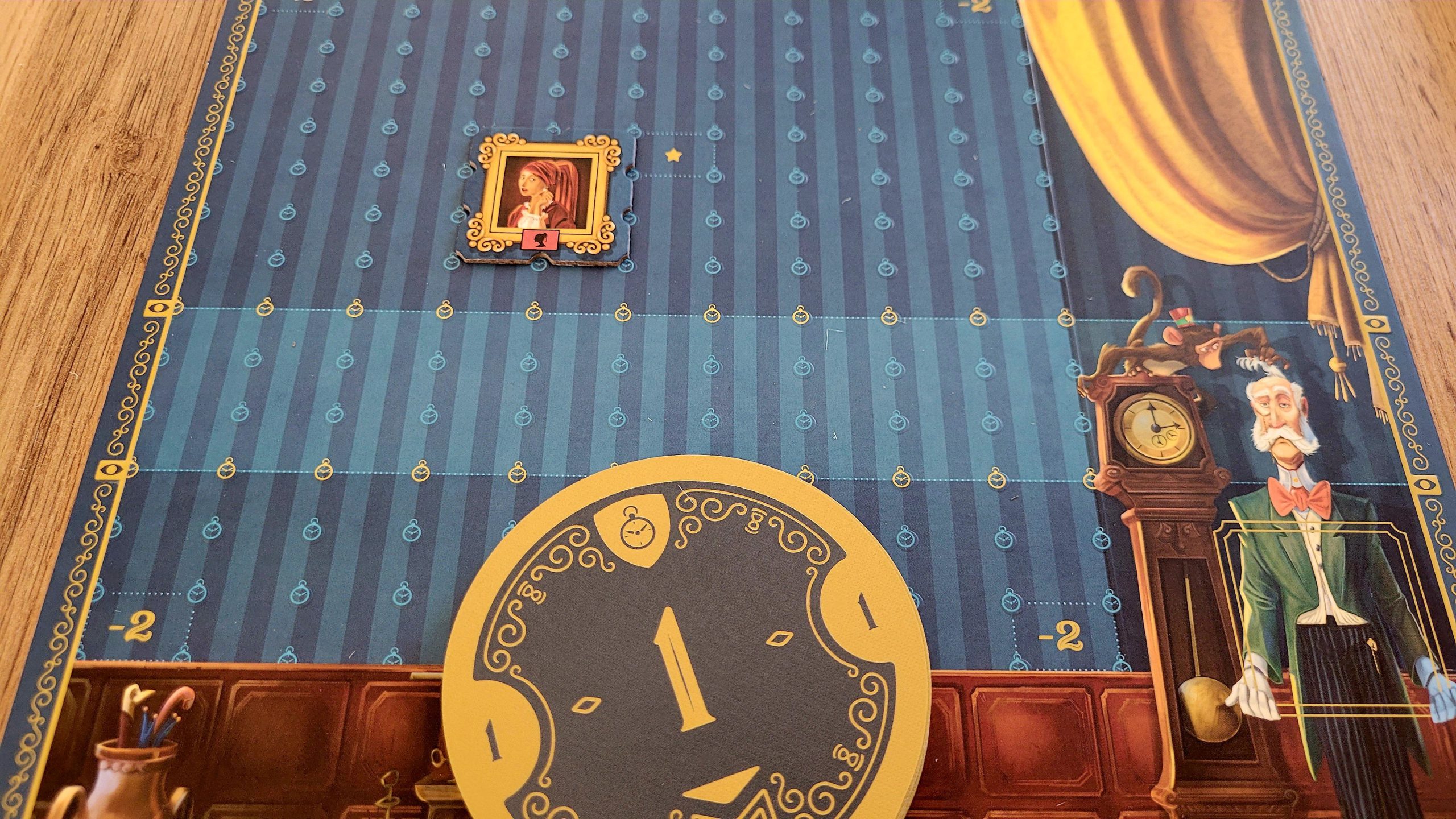 Blick auf die noch unbehangene Wand