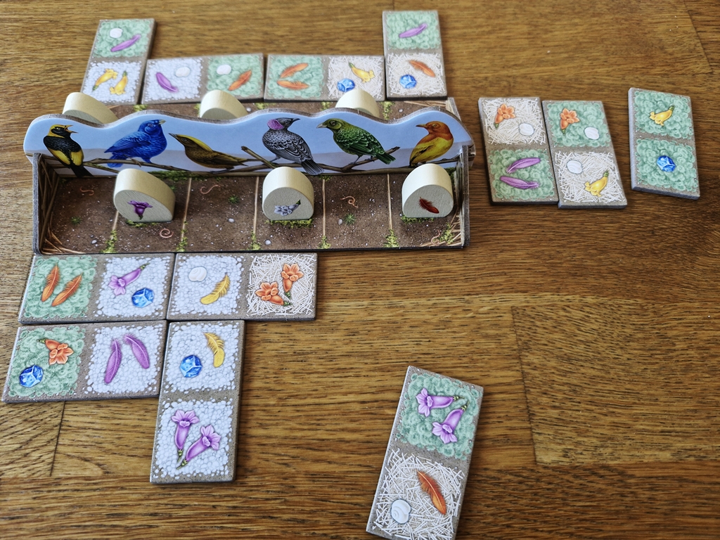 Einige Züge sind gespielt.