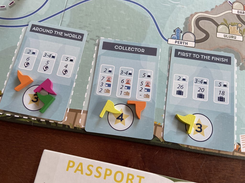 Die Spielziele aus der Nähe betrachtet.
