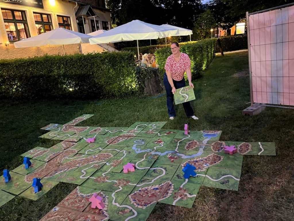 Das Spiel Carcassone im Großformat