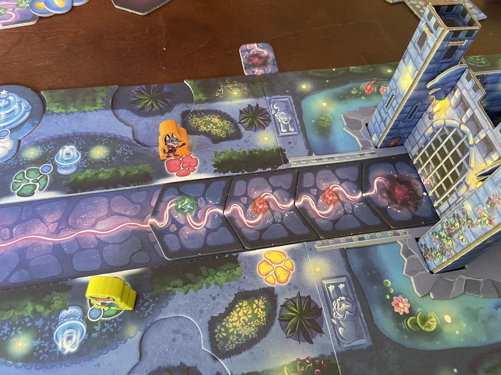 Spielsituation am Spielende.