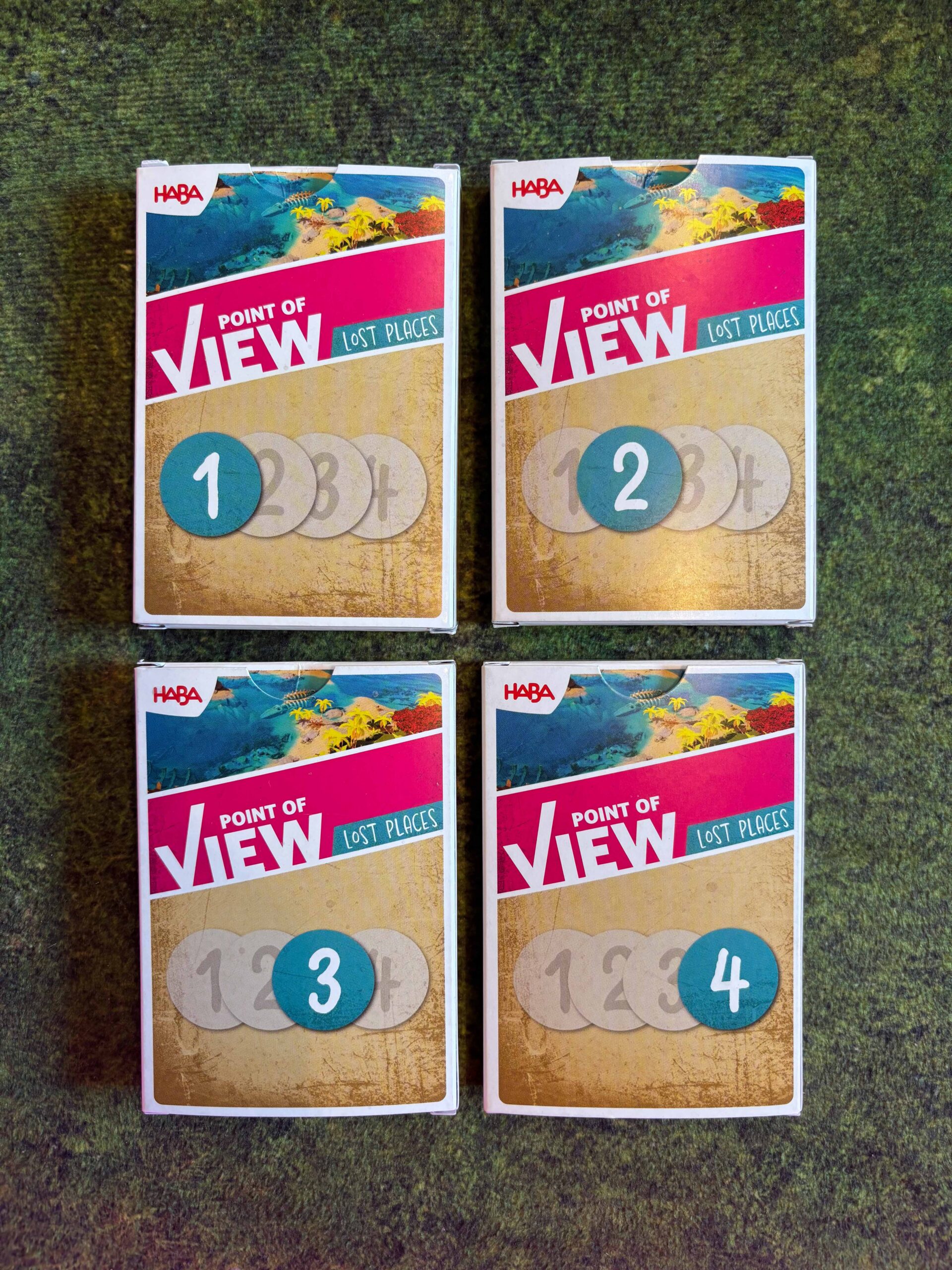 Die Karten für jedes Kapitel sind einzeln verpackt.