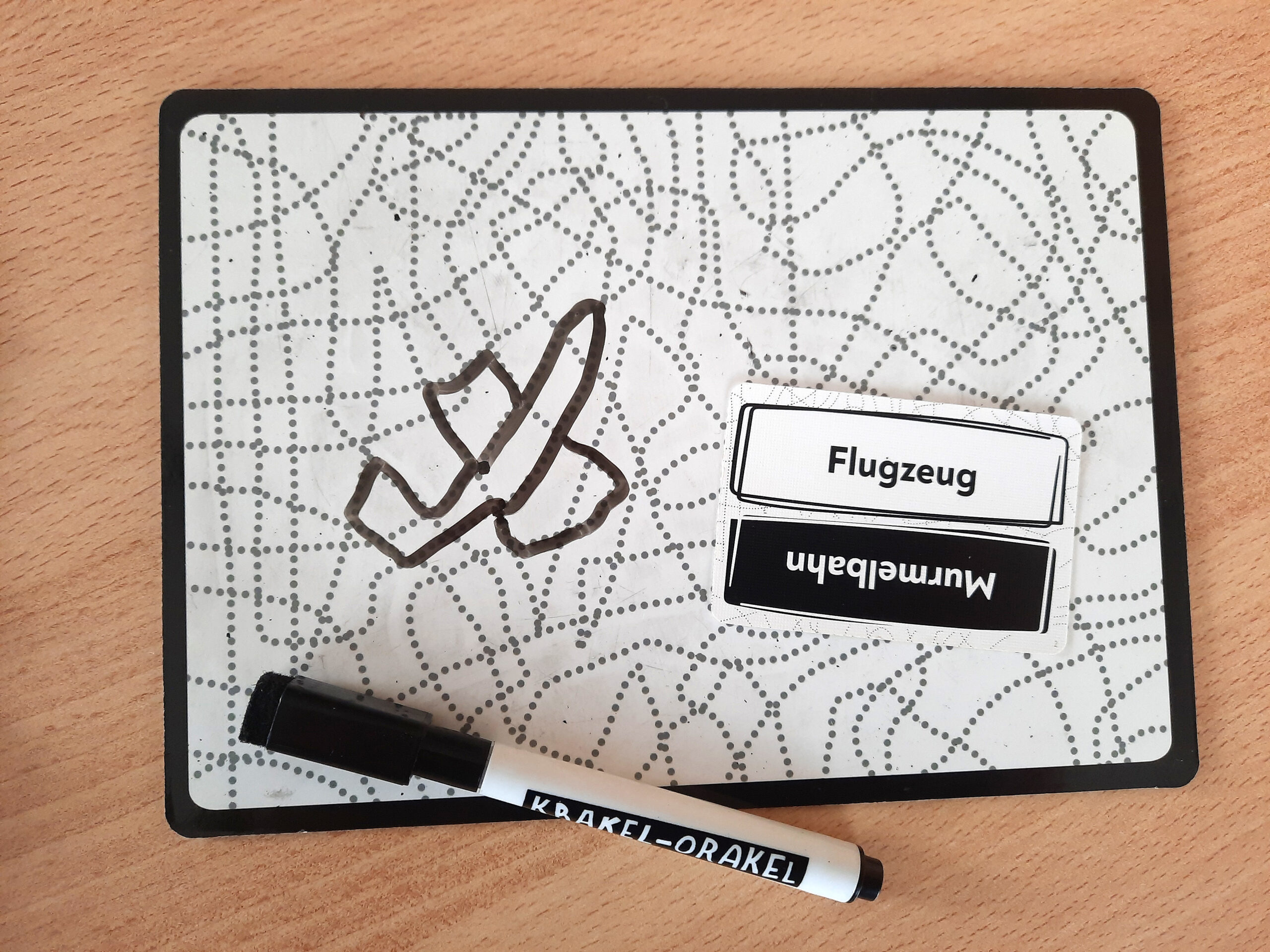 Krakel Orakel: Die abwischbare Zeichenvorlage