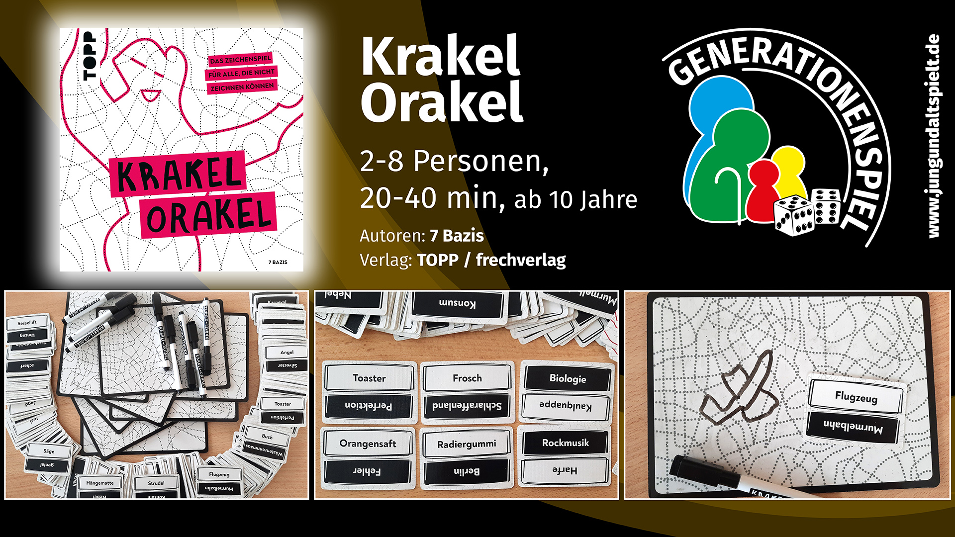 Krakel Orakel: Auszeichnung mit dem Generationenspiel Siegel