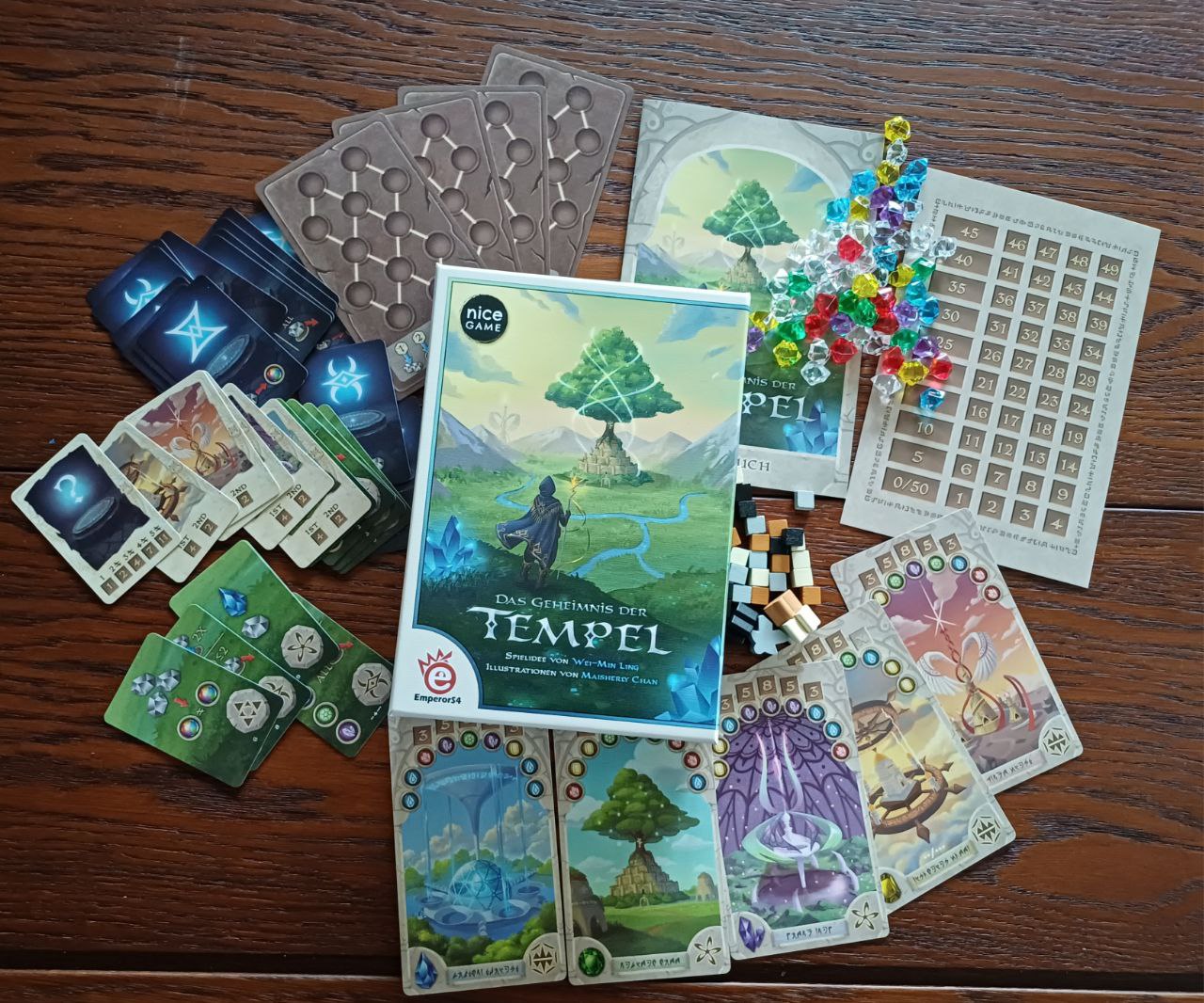 Material vom Spiel "Das Geheimnis des Tempels"