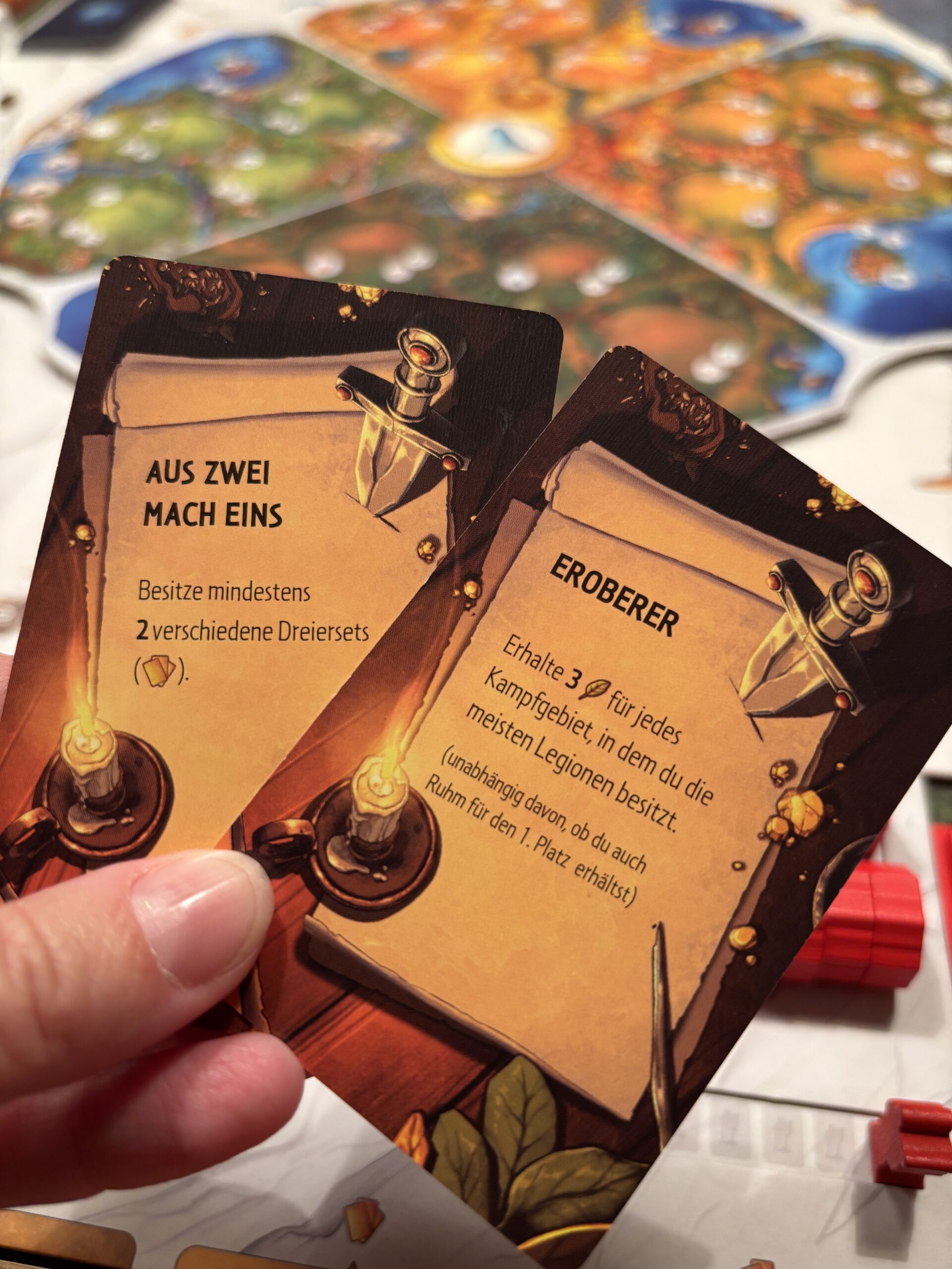 Zielkarten von Age of Rome