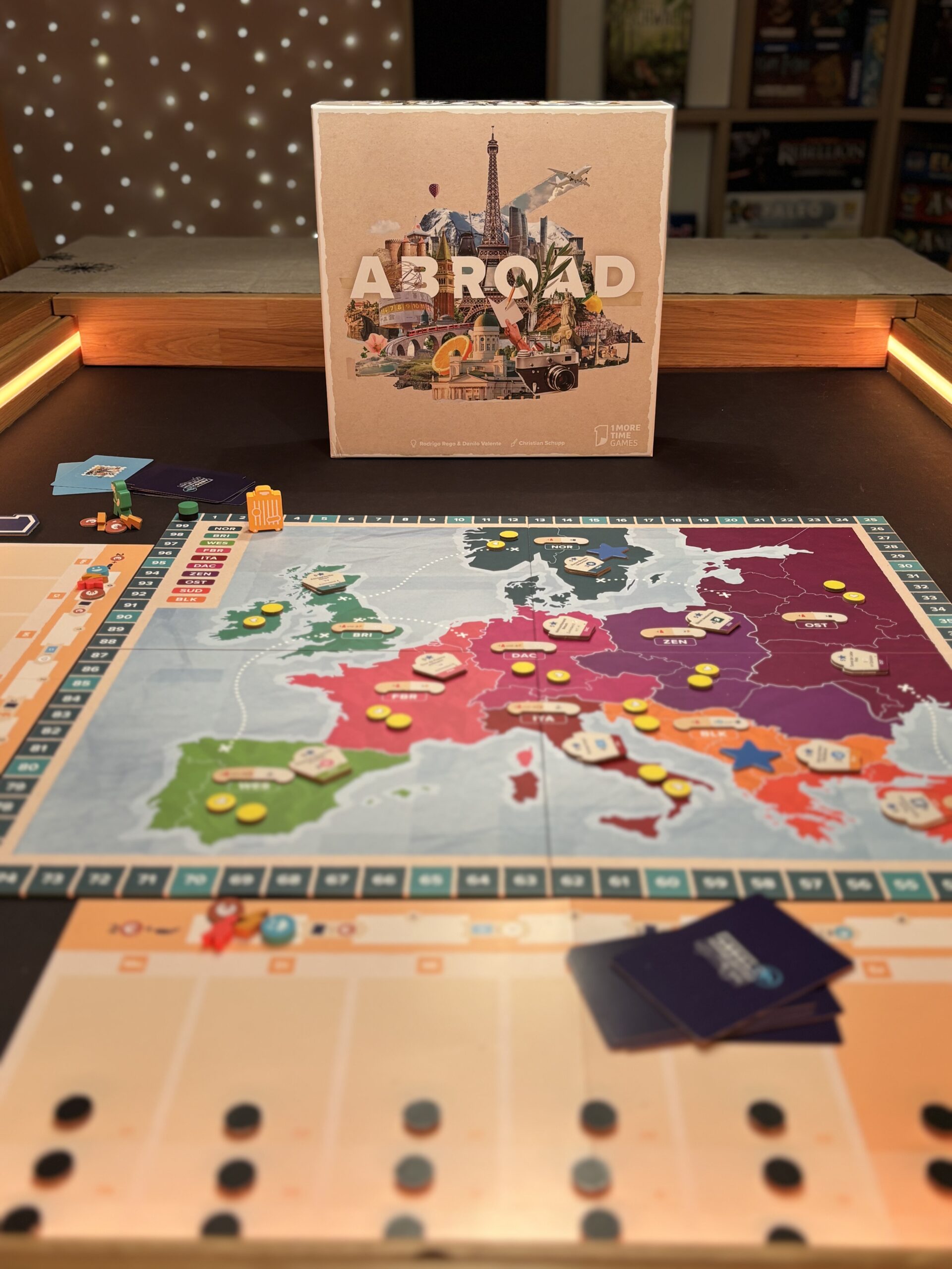 Abroad Spielmaterial