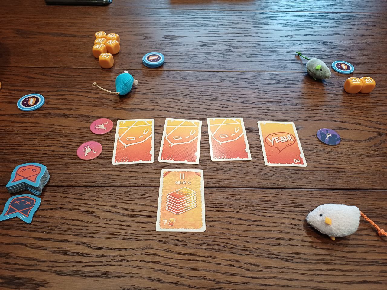 Aufbau mit 4 Aufgaben