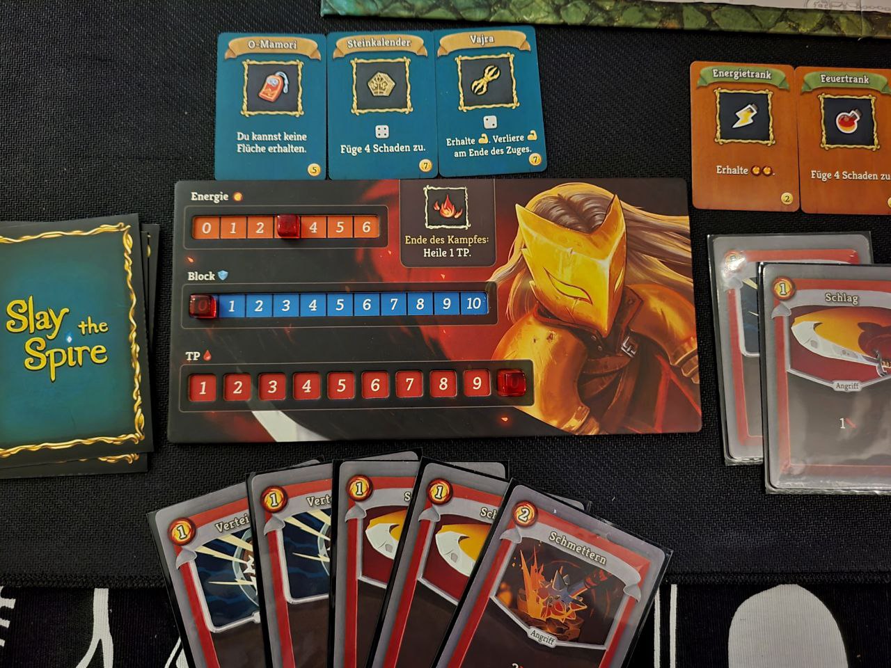 Foto der Spielerboards