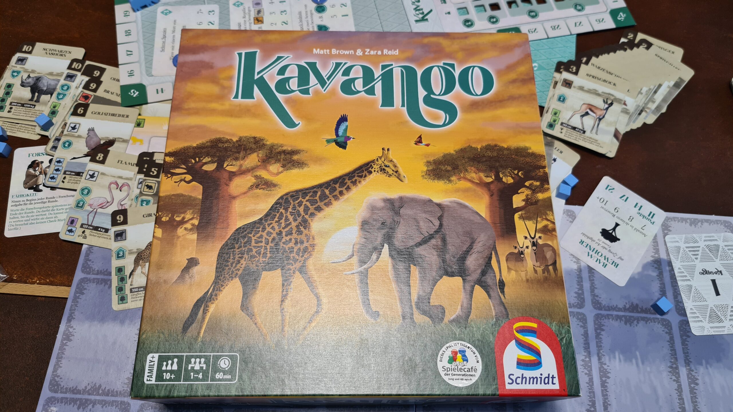 Spieleschachtel Kavango mit Material