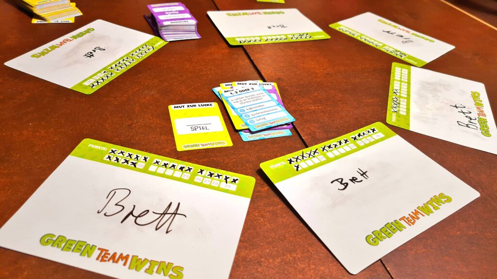 Spielsituation Green Team Wins SPIEL