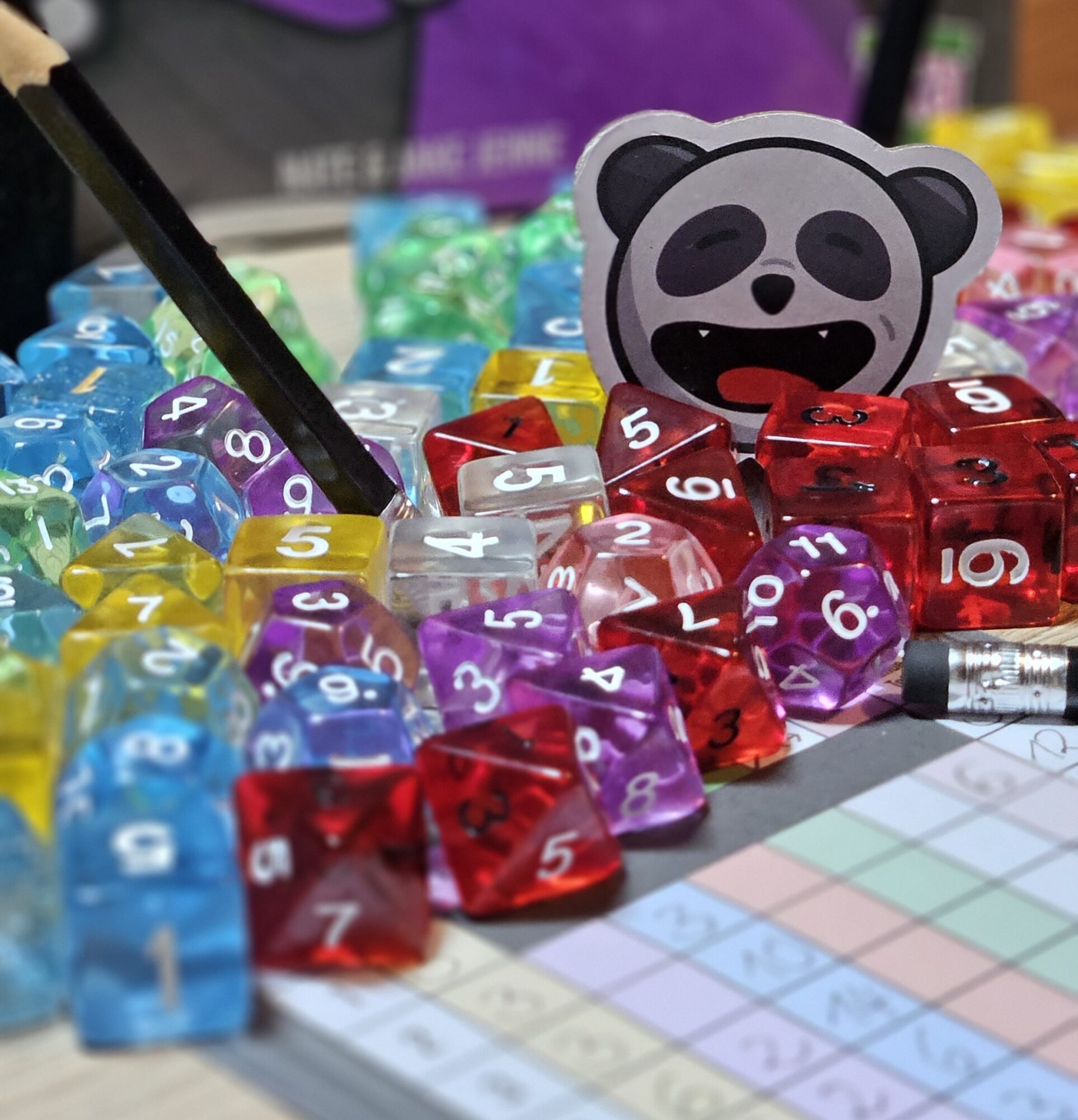 Panda Royale - Viele bunte Würfel