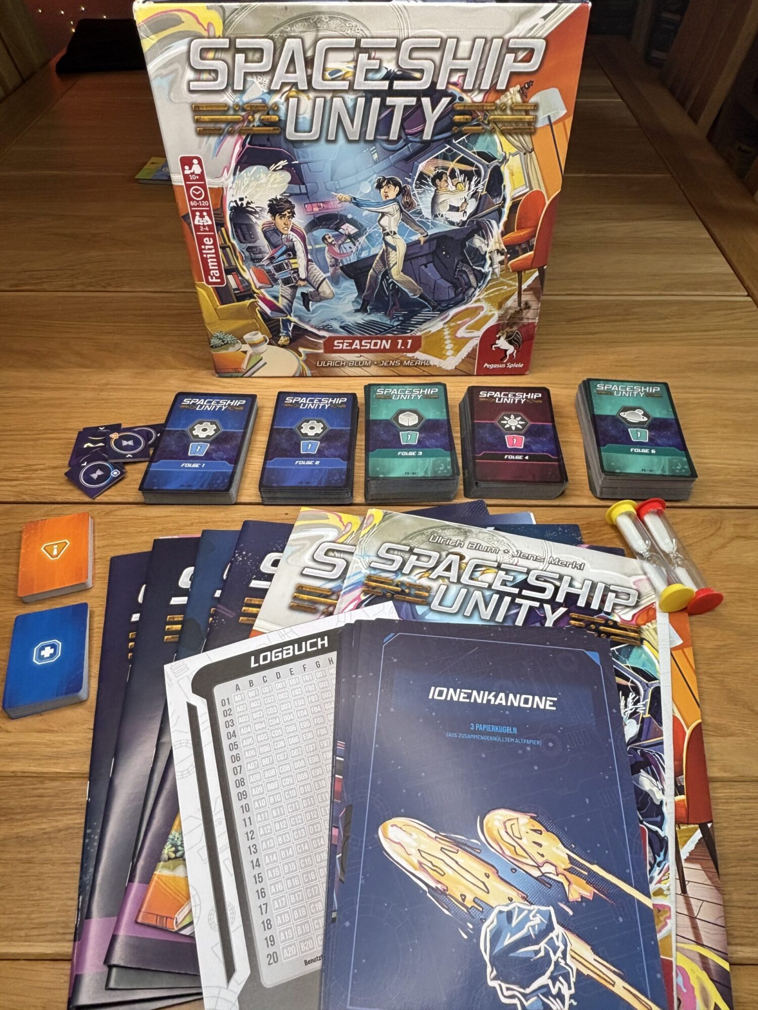 Spaceship Unity - Season 1.1: Karton und Spielmaterial