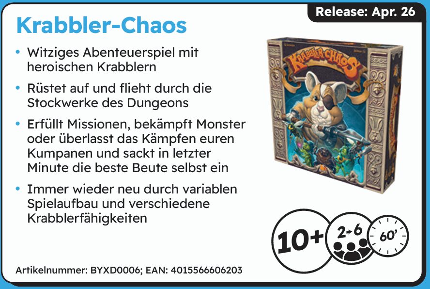 Krabbler-Chaos Infos
